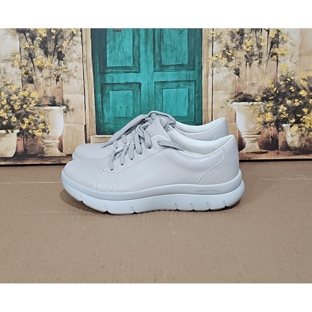 Alegria FLO-7498 Gray Solid Comfort Shoes Women EU Size 38